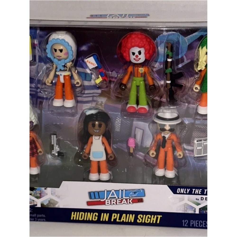 DevSeries Jailbreak Hiding in Plain Sight 6 Figure Set Jazwares Virtual Code NEW